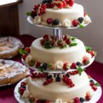 wedding cake, cake, nature, summer, wedding, cream cake, marzipan, yummy, ornament